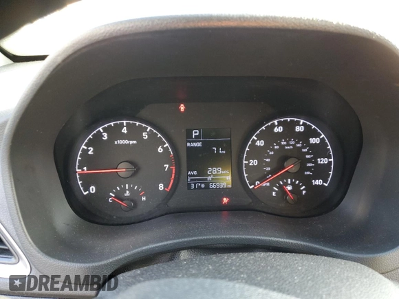 2018 Hyundai Accent SE with VIN 3KPC24A32JE011680, listed as a Copart auction lot 85674814 with 66,939 mi miles and Salvage Title. Bid and sale history available at carsss.com. Image 9.