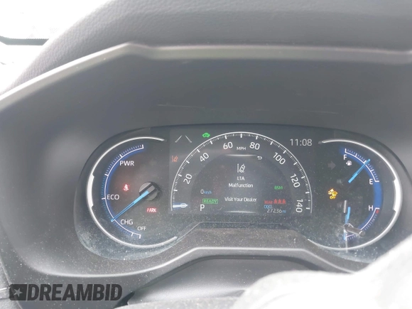 2023 Toyota RAV4 Hybrid XLE Premium with VIN 4T3B6RFV9PU117919, listed as a IAAI auction lot 42528322 with 27,236 mi miles and . Bid and sale history available at DreamBid. Image 7.
