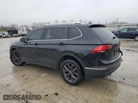 2023 Volkswagen Tiguan SE z VIN 3VVNB7AX0PM100371, wystawiony jako Copart lot #51858375 z przebiegiem 46 940 mil mil oraz Szkoda całkowita • Salvage title. Historia ofert i sprzedaży dostępna na DreamBid. Obrazek 2.