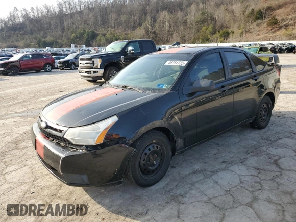 2010 Ford Focus S with VIN 1FAHP3EN0AW166544, listed as a Copart auction lot 46751725 with 96,749 mi miles and Salvage Title. Bid and sale history available at carsss.com. Image 1.