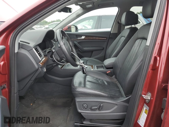 2018 Audi Q5 Premium Plus with VIN WA1BNAFY1J2043744, listed as a Copart auction lot 60854055 with 95,595 mi miles and Clean title. Bid and sale history available at DreamBid. Image 7.