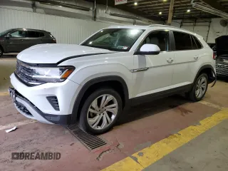2021 Volkswagen Atlas SEL with VIN 1V2BE2CA0MC236306, listed as a Copart auction lot 64154724 with 60,495 mi miles and Salvage title. Bid and sale history available at DreamBid. Image 1.