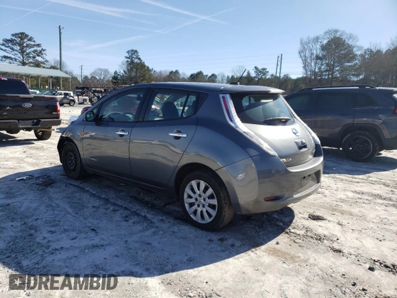 2015 Nissan LEAF SV with VIN 1N4AZ0CP4FC318011, listed as a Copart auction lot 39341993 with 73,756 mi miles. Bid and sale history available at carsss.com. Image 2.
