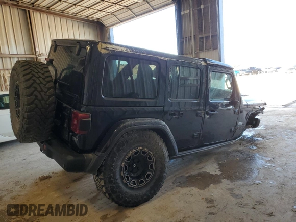 2020 Jeep Wrangler Unlimited Recon with VIN 1C4HJXFN0LW263201, listed as a Copart auction lot 79129424 with 73,405 mi miles and Salvage title. Bid and sale history available at DreamBid. Image 3.