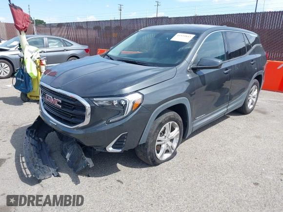 2019 GMC Terrain SLE with VIN 3GKALMEV3KL135653, listed as a IAAI auction lot 41939843 with 63,214 mi miles. Bid and sale history available at carsss.com. Image 17.