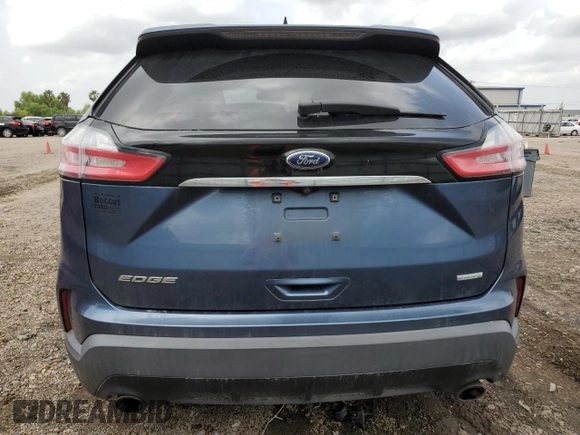 2019 Ford Edge SE with VIN 2FMPK3G93KBB75595, listed as a Copart auction lot 54278415 with 57,663 mi miles and Salvage title. Bid and sale history available at DreamBid. Image 6.
