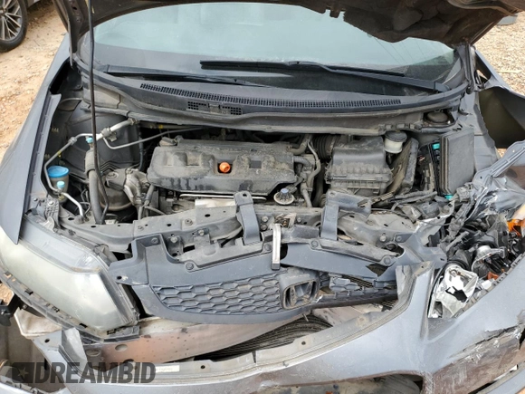 2012 Honda Civic Cpe LX with VIN 2HGFG3B55CH536959, listed as a Copart auction lot 52423345 with 178,650 mi miles and Salvage Title. Bid and sale history available at carsss.com. Image 12.