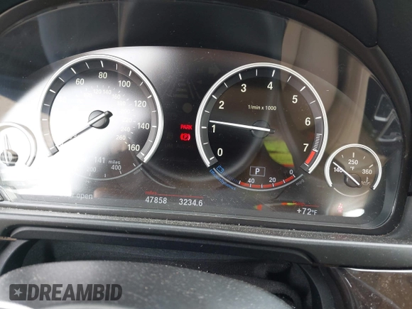2013 BMW 5 Series 528i xDrive with VIN WBAXH5C54DD107317, listed as a IAAI auction lot 42244446 with 47,858 mi miles and . Bid and sale history available at DreamBid. Image 7.