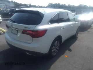 2015 Acura MDX Technology with VIN 5FRYD4H45FB005838, listed as a IAAI auction lot 37143453 with 100,034 mi miles and . Bid and sale history available at DreamBid. Image 4.