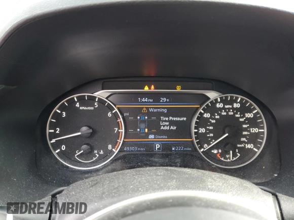 2020 Nissan Altima 2.5 SV with VIN 1N4BL4DV3LC119375, listed as a Copart auction lot 45984435 with 49,303 mi miles and Salvage Title. Bid and sale history available at carsss.com. Image 9.