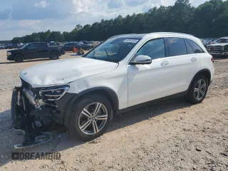2022 Mercedes-Benz GLC 300 with VIN W1N0G8DB0NV362127, listed as a Copart auction lot 62351325 with 28,536 mi miles and Salvage title. Bid and sale history available at DreamBid. Image 1.