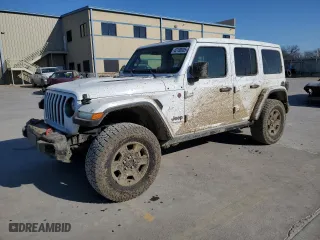 2019 Jeep Wrangler Unlimited Rubicon with VIN 1C4HJXFG3KW530704, listed as a Copart auction lot 42100935 with 71,849 mi miles and Clean Title. Bid and sale history available at carsss.com. Image 1.