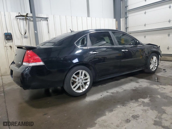 2013 Chevrolet Impala LTZ with VIN 2G1WC5E38D1246315, listed as a Copart auction lot 53482785 with 188,532 mi miles and Salvage Title. Bid and sale history available at carsss.com. Image 3.