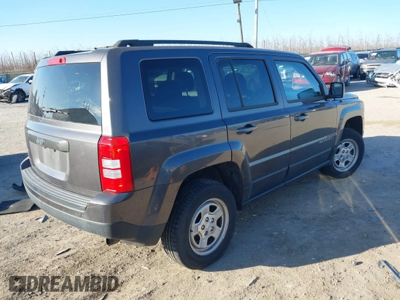 2015 Jeep Patriot Sport with VIN 1C4NJRBB1FD206631, listed as a IAAI auction lot 41703924 with 129,941 mi miles and . Bid and sale history available at carsss.com. Image 4.