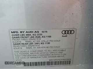 2015 Audi Q3 Prestige with VIN WA1GFCFS7FR012524, listed as a Copart auction lot 72800324 with 131,261 mi miles and Salvage title. Bid and sale history available at DreamBid. Image 13.