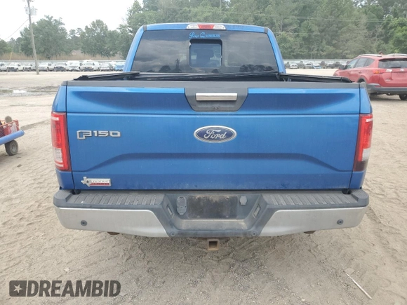 2015 Ford F-150 XL with VIN 1FTEW1CPXFKD77046, listed as a Copart auction lot 59692845 with 205,659 mi miles and Salvage title. Bid and sale history available at DreamBid. Image 6.