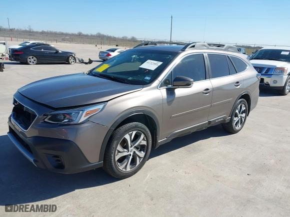 2021 Subaru Outback Limited XT with VIN 4S4BTGND5M3218889, listed as a IAAI auction lot 41757685 with 158,157 mi miles. Bid and sale history available at carsss.com. Image 2.