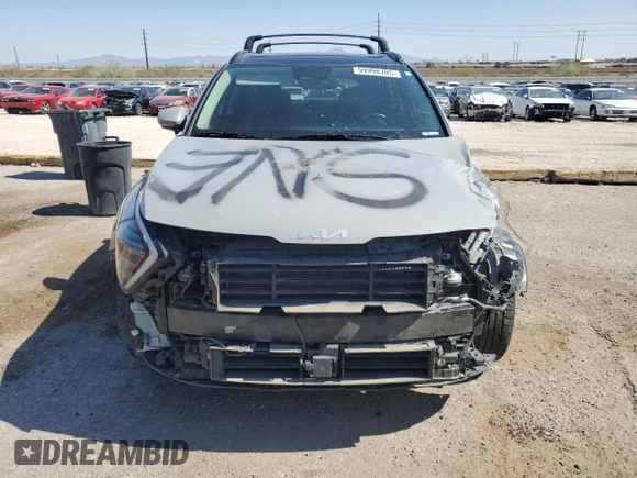 2023 Kia Sportage SX-Prestige with VIN 5XYK53AF1PG081609, listed as a Copart auction lot 59998705 with 91,379 mi miles and Salvage title. Bid and sale history available at DreamBid. Image 5.