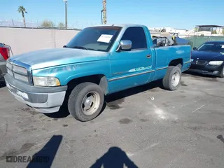 1996 Dodge Ram 1500 with VIN 1B7HC16Y1TJ166118, listed as a IAAI auction lot 41724889 with 168,785 mi miles. Bid and sale history available at carsss.com. Image 2.