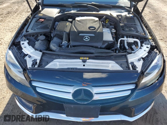 2015 Mercedes-Benz C 300 with VIN 55SWF4JB1FU053332, listed as a Copart auction lot 78577674 with 106,445 mi miles and Salvage Title. Bid and sale history available at carsss.com. Image 12.