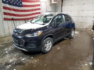 2021 Chevrolet Trax LT with VIN KL7CJPSB2MB313348, listed as a Copart auction lot 89338475 with 41,241 mi miles and Salvage Title. Bid and sale history available at carsss.com. Image 1.