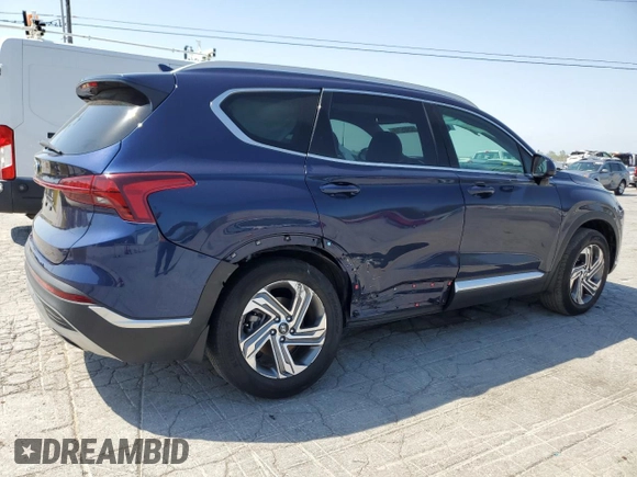 2022 Hyundai Santa Fe SEL with VIN 5NMS24AJ9NH460931, listed as a Copart auction lot 54148015 with 29,139 mi miles and Salvage Title. Bid and sale history available at DreamBid. Image 3.