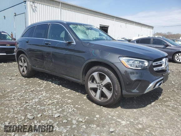 2020 Mercedes-Benz GLC with VIN WDC0G8EB5LF722435, listed as a Copart auction lot 52681275 with 80,088 mi miles and Salvage Title. Bid and sale history available at carsss.com. Image 4.