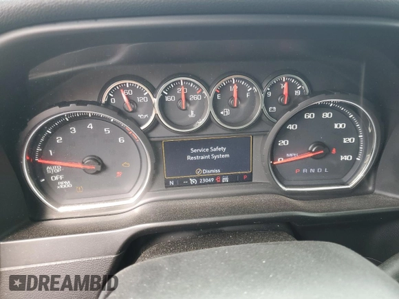 2019 Chevrolet Silverado 1500 LTZ with VIN 1GCRYGED4KZ177685, listed as a Copart auction lot 52803145 with 23,049 mi miles and Salvage Title. Bid and sale history available at DreamBid. Image 9.