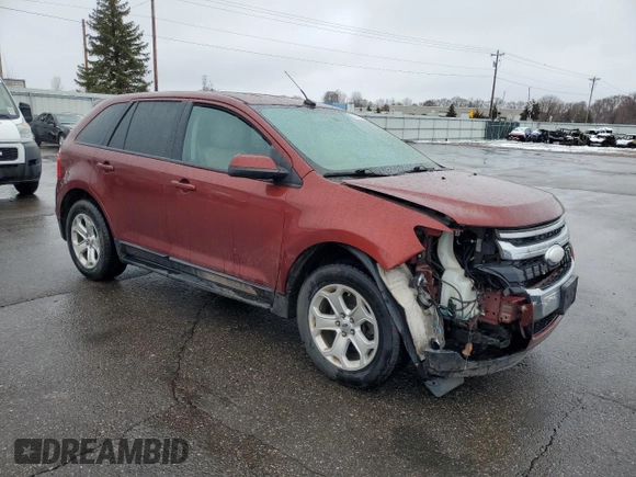 2014 Ford Edge SEL with VIN 2FMDK3J99EBA18024, listed as a Copart auction lot 50928245 with 178,841 mi miles and Salvage Title. Bid and sale history available at carsss.com. Image 4.