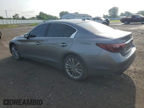 2020 Infiniti Q50 Luxe with VIN JN1EV7AR3LM254928, listed as a Copart auction lot 61452425 with 135,601 mi miles and Salvage title. Bid and sale history available at DreamBid. Image 2.