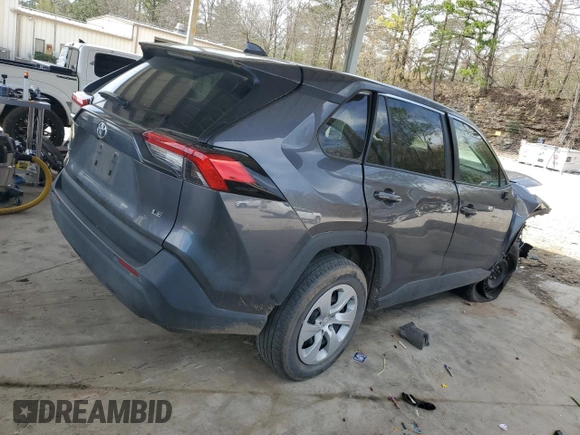 2023 Toyota RAV4 LE with VIN 2T3K1RFV4PC250992, listed as a Copart auction lot 50833805 with 36,123 mi miles and Salvage Title. Bid and sale history available at carsss.com. Image 3.
