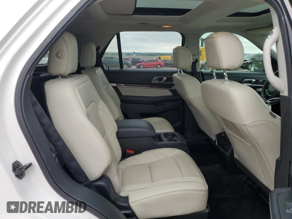 2017 Ford Explorer Platinum with VIN 1FM5K8HT0HGC84337, listed as a Copart auction lot 64239935 with 74,400 mi miles and Salvage title. Bid and sale history available at DreamBid. Image 11.