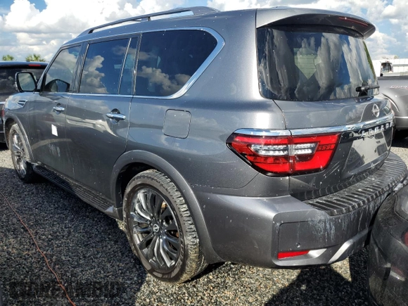 2023 Nissan Armada Platinum with VIN JN8AY2DA0P9405121, listed as a Copart auction lot 73774374 with Not Provided miles and Non Repairable. Bid and sale history available at carsss.com. Image 6.