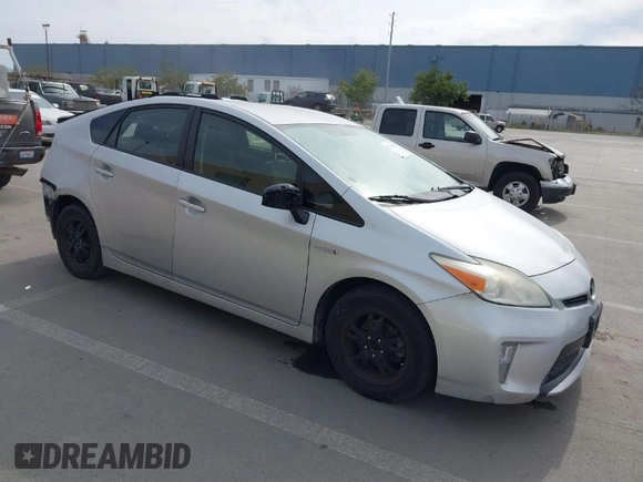 2012 Toyota Prius One with VIN JTDKN3DU4C5507872, listed as a IAAI auction lot 41739495 with 193,561 mi miles. Bid and sale history available at carsss.com. Image 1.