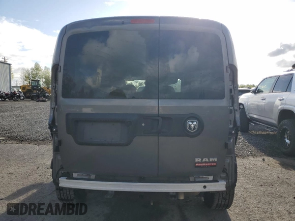 2016 Ram ProMaster City Cargo Tradesman SLT with VIN ZFBERFBTXG6C71215, listed as a Copart auction lot 51006435 with 46,554 mi miles and Salvage title. Bid and sale history available at DreamBid. Image 6.