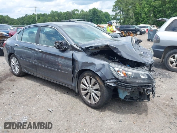 2015 Honda Accord EX-L with VIN 1HGCR2F82FA272839, listed as a IAAI auction lot 42470261 with 130,845 mi miles and . Bid and sale history available at DreamBid. Image 1.
