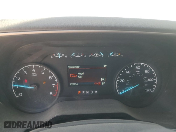 2022 Ford F-150 XL with VIN 1FTFW1E53NFB87371, listed as a Copart auction lot 52205675 with 105,772 mi miles and Salvage Title. Bid and sale history available at carsss.com. Image 9.
