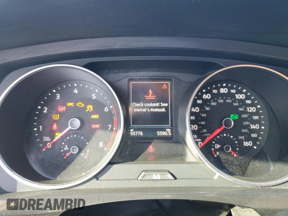 2018 Volkswagen Tiguan SEL с VIN 3VV3B7AX7JM008446, выставлен на аукционе Copart как лот 53435775 с пробегом 93 776 миль миль и Списание • Salvage title. История ставок и продаж доступна на DreamBid. Изображение 9.