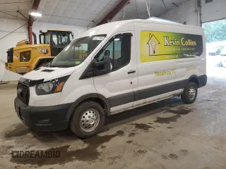2022 Ford Transit Cargo with VIN 1FTBR2CG0NKA32901, listed as a Copart auction lot 63277404 with 29,146 mi miles and Salvage Title. Bid and sale history available at DreamBid. Image 1.