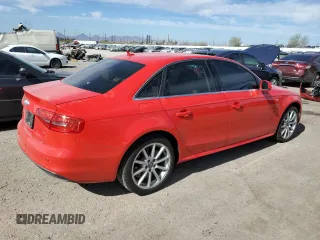 2016 Audi A4 Premium with VIN WAUAFAFL9GN008392, listed as a Copart auction lot 43998095 with 39,901 mi miles and Salvage Title. Bid and sale history available at carsss.com. Image 3.