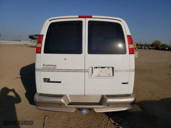 2007 Chevrolet Express Cargo Van YF7 Upfitter with VIN 1GBFG15T771219657, listed as a Copart auction lot 75216914 with 165,286 mi miles and Salvage Title. Bid and sale history available at carsss.com. Image 6.