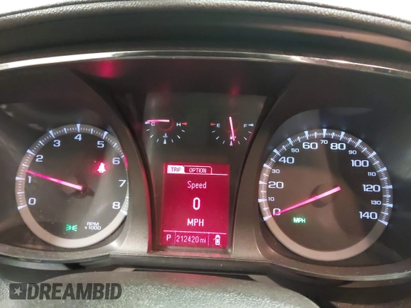 2013 GMC Terrain SLE with VIN 2GKFLREK2D6264953, listed as a IAAI auction lot 42168924 with 212,420 mi miles. Bid and sale history available at carsss.com. Image 7.