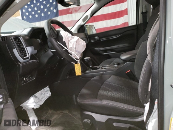 2024 Ford Ranger XL with VIN 1FTER4PH6RLE57843, listed as a Copart auction lot 54959105 with 5,149 mi miles and Salvage title. Bid and sale history available at DreamBid. Image 7.