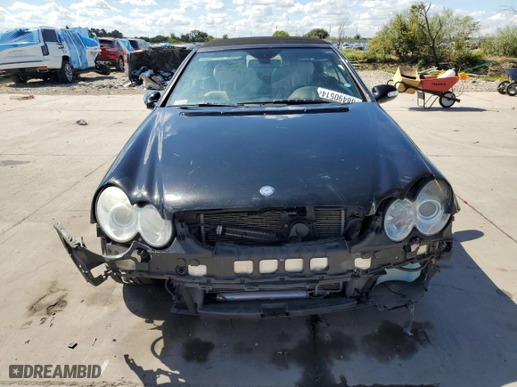 2006 Mercedes-Benz CLK-Class 5.0L with VIN WDBTK75G96T072729, listed as a Copart auction lot 68490514 with 0 mi miles and Clean Title. Bid and sale history available at carsss.com. Image 5.
