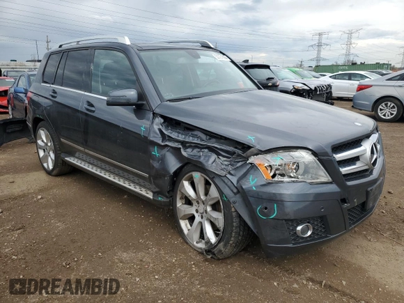 2010 Mercedes-Benz GLK 350 with VIN WDCGG8HB6AF372773, listed as a Copart auction lot 53721635 with 179,069 mi miles and Salvage Title. Bid and sale history available at DreamBid. Image 4.