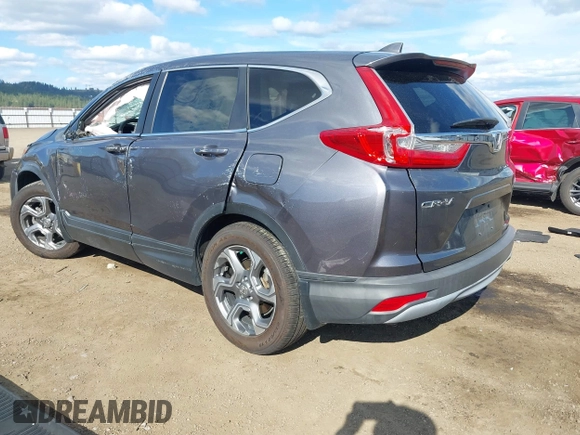 2018 Honda CR-V EX with VIN 2HKRW2H51JH664135, listed as a IAAI auction lot 42015075 with 94,996 mi miles. Bid and sale history available at carsss.com. Image 3.