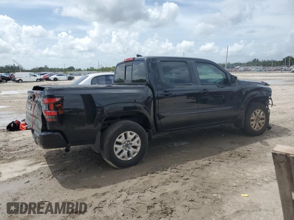 2022 Nissan Frontier S with VIN 1N6ED1EK9NN691370, listed as a Copart auction lot 70566644 with 17,151 mi miles and Non Repairable. Bid and sale history available at carsss.com. Image 3.