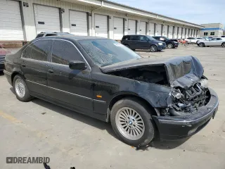 2000 BMW 5 Series 540iA with VIN WBADN6344YGM66003, listed as a Copart auction lot 49919625 with 205,645 mi miles and Salvage Title. Bid and sale history available at carsss.com. Image 4.