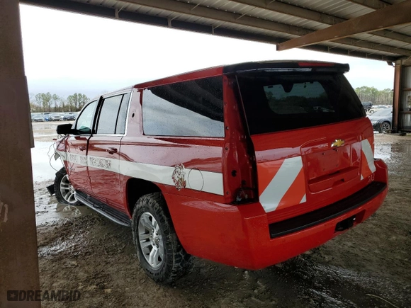 2020 Chevrolet Suburban Commercial with VIN 1GNSKKEC4LR254559, listed as a Copart auction lot 47543905 with 51,587 mi miles and Salvage Title. Bid and sale history available at carsss.com. Image 2.