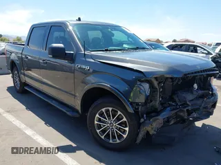 2019 Ford F-150 XL with VIN 1FTEW1C44KKE81550, listed as a IAAI auction lot 42012568 with 53,978 mi miles and . Bid and sale history available at carsss.com. Image 1.